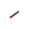 Tekton 1/2 Inch Drive x 8 Inch Socket Rail, 8 Clips (Red) OSR21108 - alternate 1